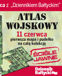 Ilustracja: "Atlas wojskowy" z "Dziennikiem Bałtyckim"