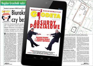 Ilustracja: Sierpniowe wydanie GEODETY cyfrowego już do pobrania