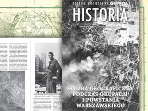 Ilustracja: Geodeci, kartografowie i geografowie wojskowi w czasie okupacji i Powstania Warszawskiego