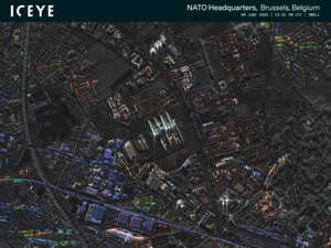 Ilustracja: ICEYE będzie dostarczał dane satelitarne Centrum Sytuacyjnemu NATO